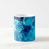 Blauer Phantom Fashion Patterns Dirty Plash Waterc Kaffeetasse (Mittel)