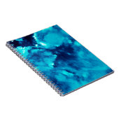 Blauer Phantom Fashion Patterns Dirty Plash Waterc Notizblock (Rechte Seite)