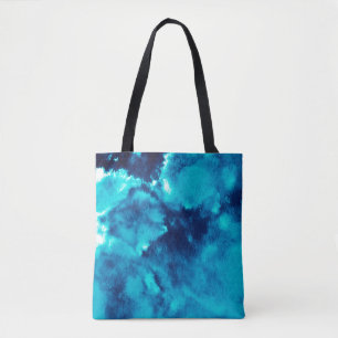 Blauer Phantom Fashion Patterns Dirty Plash Waterc Tasche