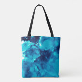 Blauer Phantom Fashion Patterns Dirty Plash Waterc Tasche (Rückseite)