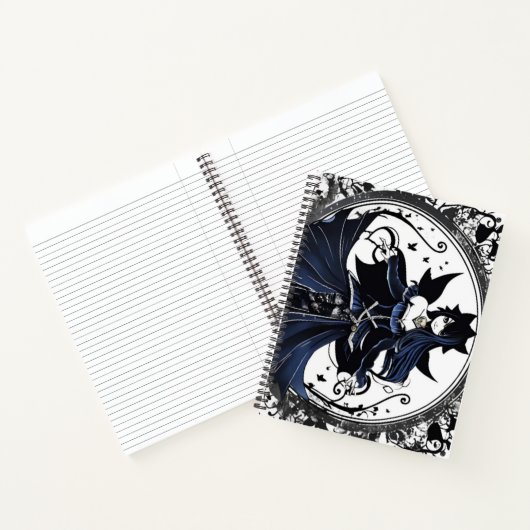 Blauer Phantom Notizblock (Innenseite)