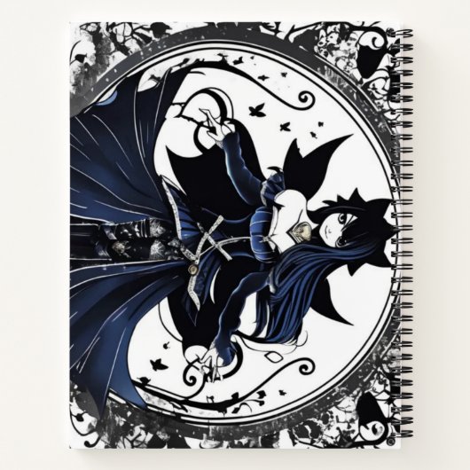 Blauer Phantom Notizblock (Rückseite)