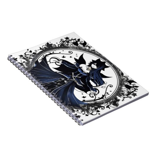 Blauer Phantom Notizblock (Rechte Seite)