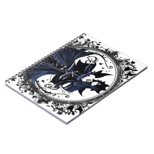 Blauer Phantom Notizblock (Linke Seite)