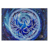 Blauer Phönix Schneidebrett (Vorderseite)