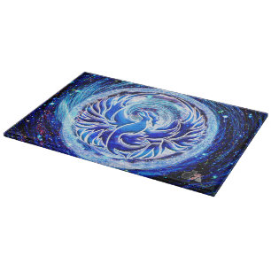Blauer Phönix Schneidebrett