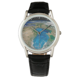 Blauer Phytoplankton blühen im Schwarzen Meer Armbanduhr
