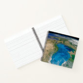 Blauer Phytoplankton blühen im Schwarzen Meer Notizblock (Innenseite)