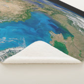 Blauer Phytoplankton blühen im Schwarzen Meer Sherpadecke (3/4)