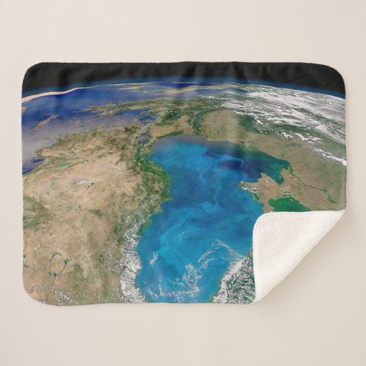 Blauer Phytoplankton blühen im Schwarzen Meer Sherpadecke (Vorderseite (Horizontal))