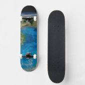 Blauer Phytoplankton blühen im Schwarzen Meer Skateboard (Vorderseite)