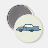 Blauer Pickup Magnet (Vorderseite/Rückseite)