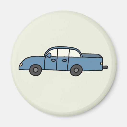 Blauer Pickup Magnet (Vorne)