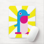 Blauer Pinguin Mousepad (Mit Mouse)