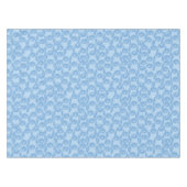 Blauer Pinguinmusterhintergrund Tischdecke (Vorderseite (Horizontal))