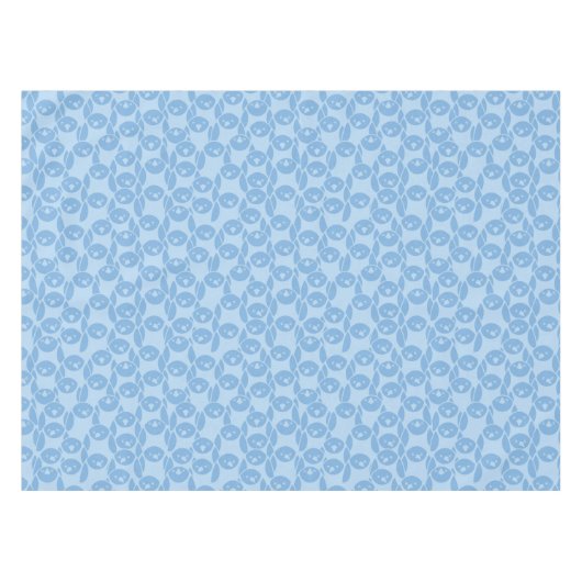 Blauer Pinguinmusterhintergrund Tischdecke (Vorderseite (Horizontal))