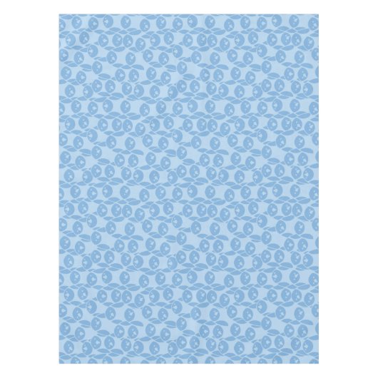 Blauer Pinguinmusterhintergrund Tischdecke (Vorderseite)
