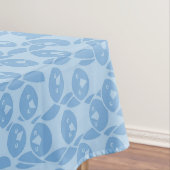 Blauer Pinguinmusterhintergrund Tischdecke (Beispiel)
