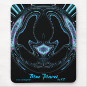 Blauer Planet Mousepad (Vorne)