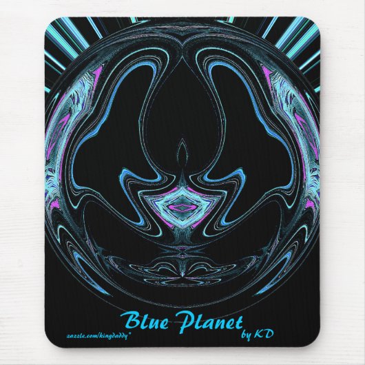 Blauer Planet Mousepad (Vorne)