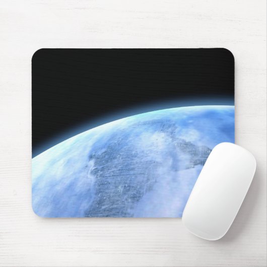 blauer Planet Mousepad (Mit Mouse)