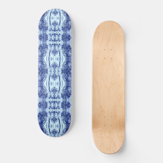 Blauer Platz Skateboard (Vorderseite)