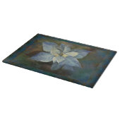 Blauer Poinsettia Schneidebrett (Ecke)