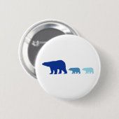 Blauer Polar Button (Vorne & Hinten)