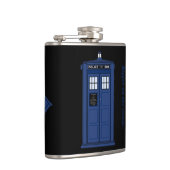 Blauer Polizei-Kasten größer auf der inneren Flachmann (Rechts)