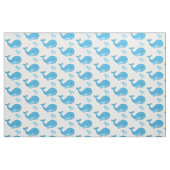Blauer Polka-Dot-Wald| Umstellungsrahmen Stoff (Fat Quarter (45,7 x 55,9 cm))