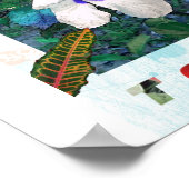 Blauer Pollen Poster (Ecke)