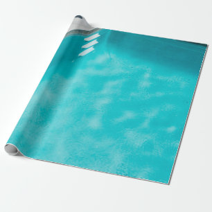 Blauer Pool Geschenkpapier