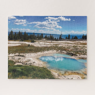 Blauer Pool in Yellowstone Puzzle