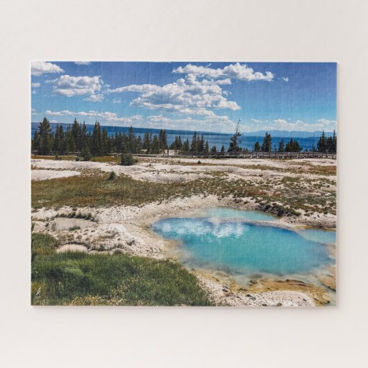 Blauer Pool in Yellowstone Puzzle (Horizontal)