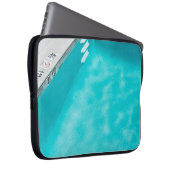 Blauer Pool Laptopschutzhülle (Vorne Rechts)