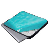 Blauer Pool Laptopschutzhülle (Vorne Knopf)