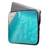 Blauer Pool Laptopschutzhülle (Vorderseite Links)