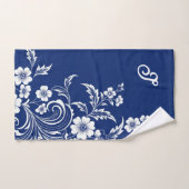 Blauer Porzellan Bloom Badhandtuch Set (Handtuch)