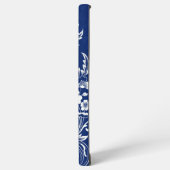 Blauer Porzellan Bloom Samsung Galaxy Hülle (Linke Seite)