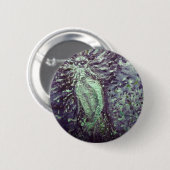 Blauer Poseidon griechischer Gott-surreale Malerei Button (Vorne & Hinten)