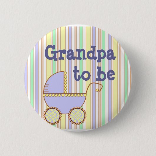 Blauer Pram - "Großvater, zum Button zu sein" (Vorderseite)