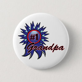 Blauer Preis der Nr.-eine des Großvater-#1 Button