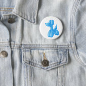 Blauer Pudel Button (Beispiel)