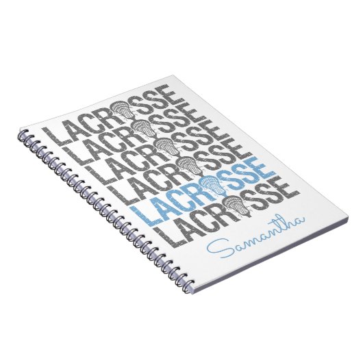 Blauer Pulverschnee Notizblock (Rechte Seite)