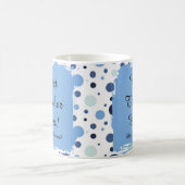 Blauer Punkt bester Lehrer aller Zeiten Geschenk Kaffeetasse (Mittel)
