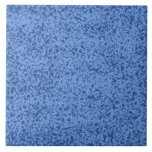 Blauer Punkt Chaos Fliese (Vorderseite)