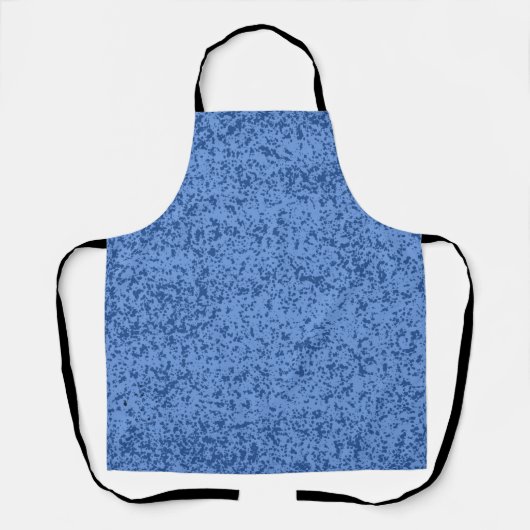 Blauer Punkt Chaos Schürze (Vorderseite)