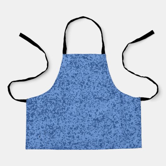 Blauer Punkt Chaos Schürze (Vorderseite)