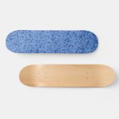 Blauer Punkt Chaos Skateboard (Horizontal)