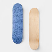 Blauer Punkt Chaos Skateboard (Vorderseite)